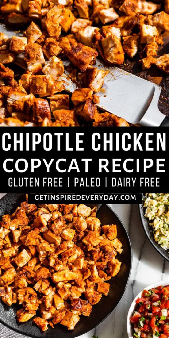 Chipotle Chicken Recipe - Celebrating Sweets