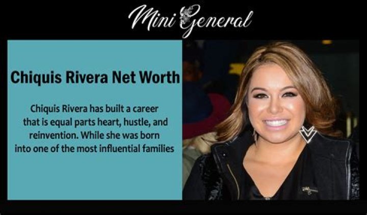 Chiquis Rivera net worth, income and estimated earnings of Youtuber channel