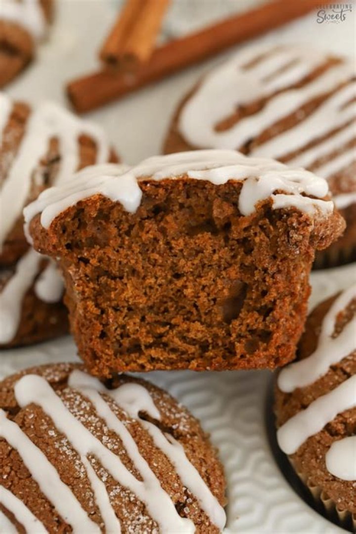 Gingerbread Muffins - Celebrating Sweets