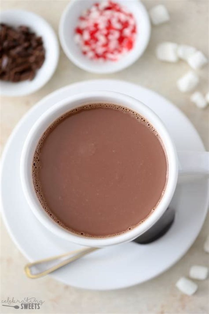 Homemade Hot Chocolate - Celebrating Sweets