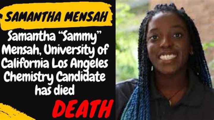 Samantha Mensah Death: Obituary, Cause Of Death, Funeral