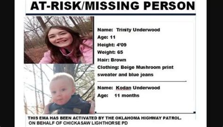 Trinity Underwood Missing: Two Kids Were Abducted In The Latta region