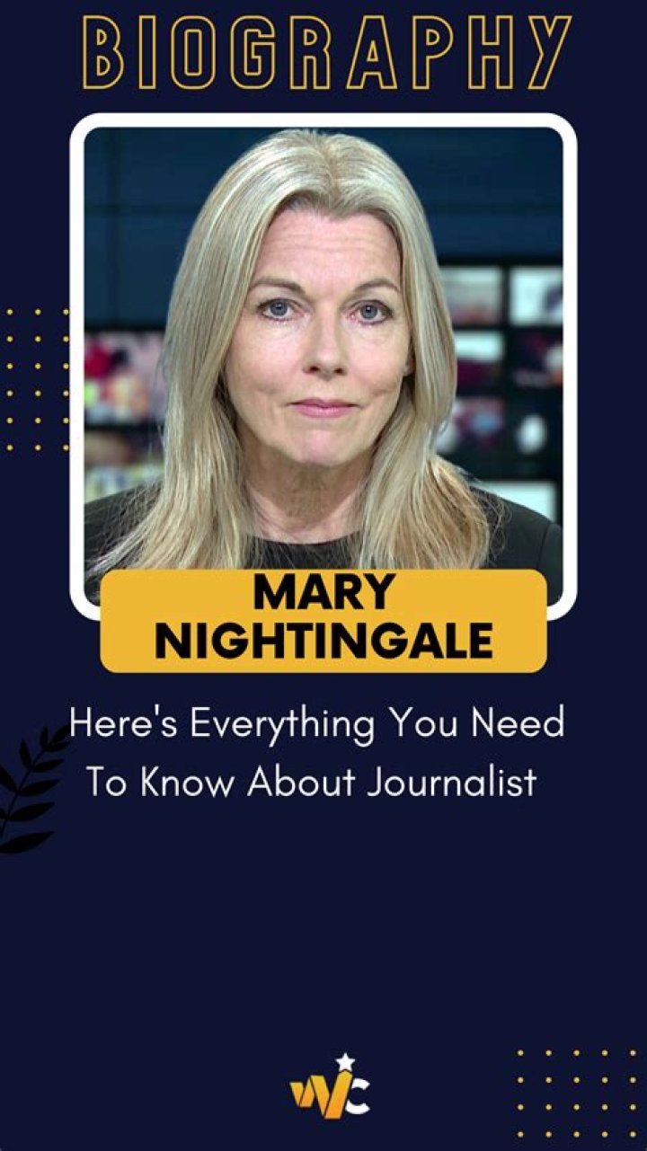 Who is Mary Nightingale? All About English Journalist